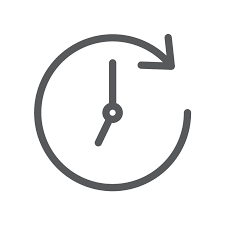 pictogramme horloge temps qui passe