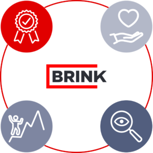 pictogramme des 4 valeurs Brink