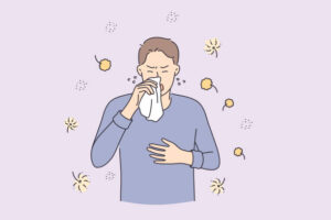 réaction allergique au pollen