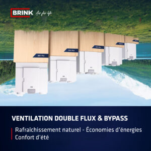 Bypass & ventilation double flux